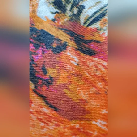 ERDEM TANYA FLORAL PRINT PENCIL DRESS IN ORANGE UK8 US4 - Picture 5 of 9